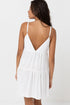 Rhythm W Classic Tiered Mini Dress WHITE