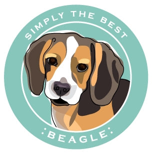 Paper Russells Car Magnet BEAGLE