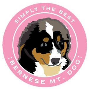 Paper Russells Car Magnet BERNESE MT DOG