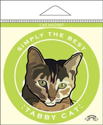 Paper Russells Car Magnet TABBY