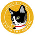 Paper Russells Car Magnet BEST CAT
