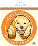 Paper Russells Car Magnet COCKER SPANIEL