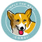 Paper Russells Car Magnet CORGI