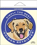 Paper Russells Car Magnet GOLDEN RETRIEVER