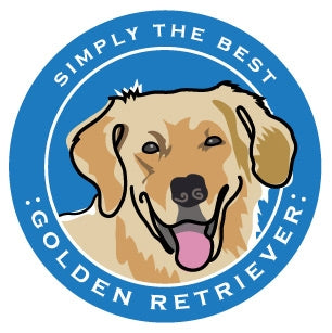 Paper Russells Car Magnet GOLDEN RETRIEVER