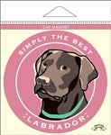 Paper Russells Car Magnet LABRADOR 610