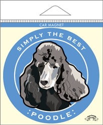 Paper Russells Car Magnet POODLE