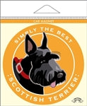 Paper Russells Car Magnet SCOTTISH TERRIER