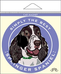 Paper Russells Car Magnet SPRINGER SPANIEL