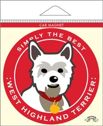 Paper Russells Car Magnet WESTIE