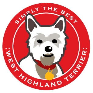 Paper Russells Car Magnet WESTIE