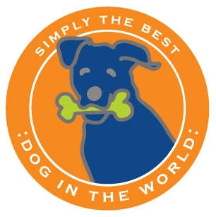 Paper Russells Car Magnet BEST DOG