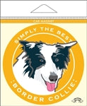 Paper Russells  Car Magnet BORDER COLLIE