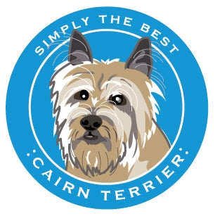 Paper Russells Car Magnet CAIRN TERRIER
