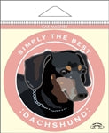 Paper Russells Car Magnet DACHSHUND 697