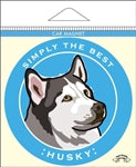 Paper Russells Car Magnet HUSKY