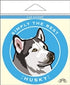 Paper Russells Car Magnet HUSKY