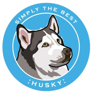 Paper Russells Car Magnet HUSKY