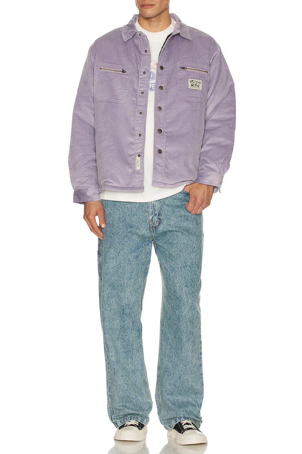 Critical Slide M Zipped Overshirt MAUVE