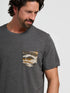 Free Fly M SS Camo Redfish Pocket Tee HEATHER BLACK SAND
