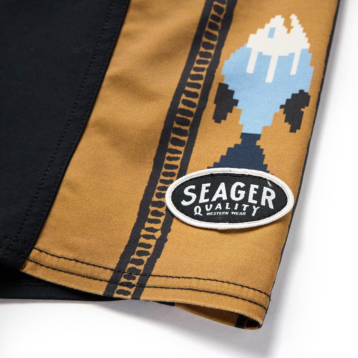 Seager M Capo Panel Trunks UPSTREAM BLACK