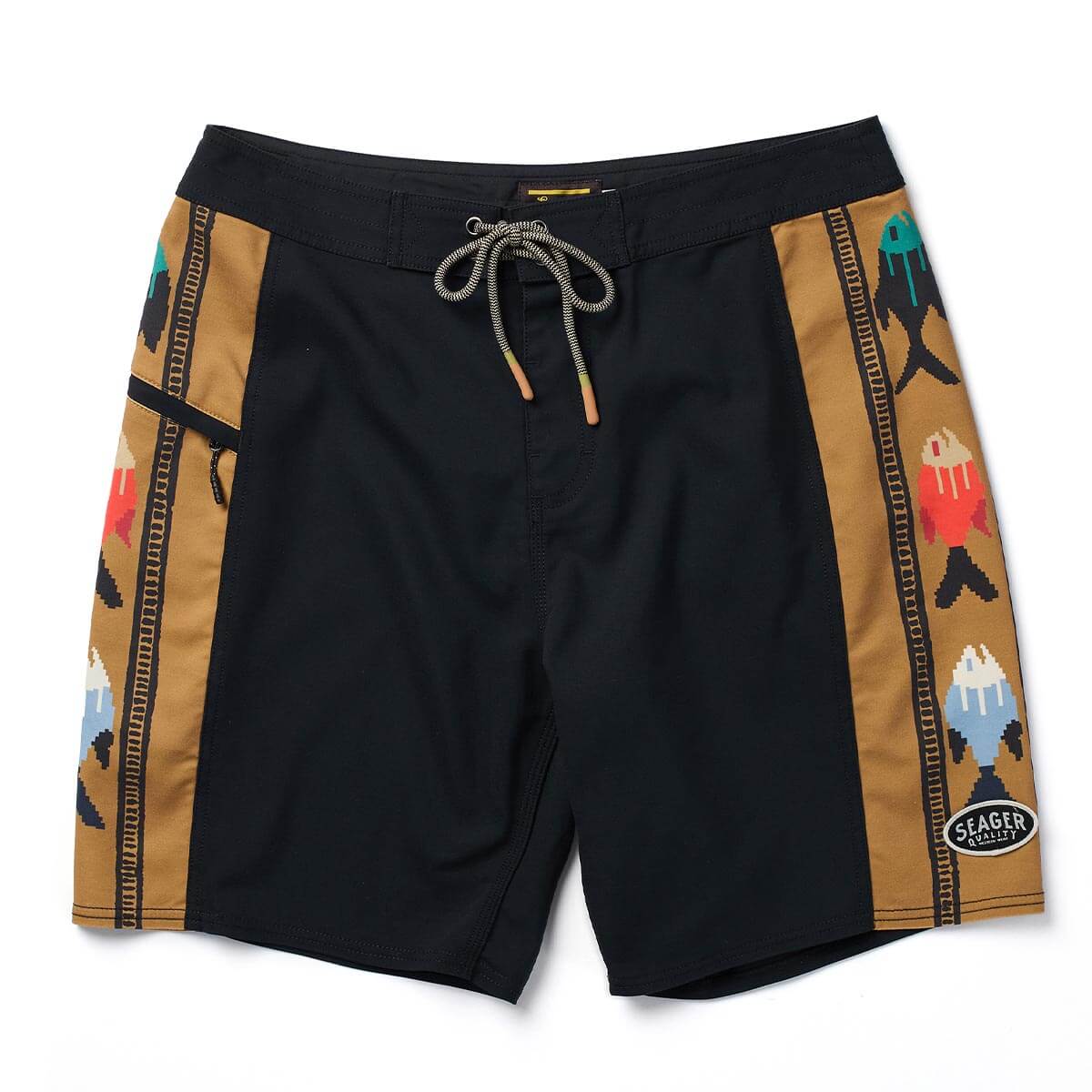 Seager M Capo Panel Trunks UPSTREAM BLACK
