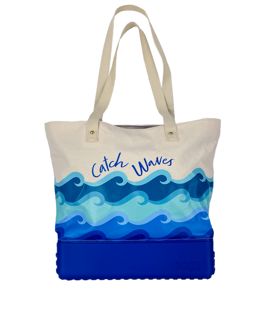 Bogg Printed Canvas Bag CATCH WAVES
