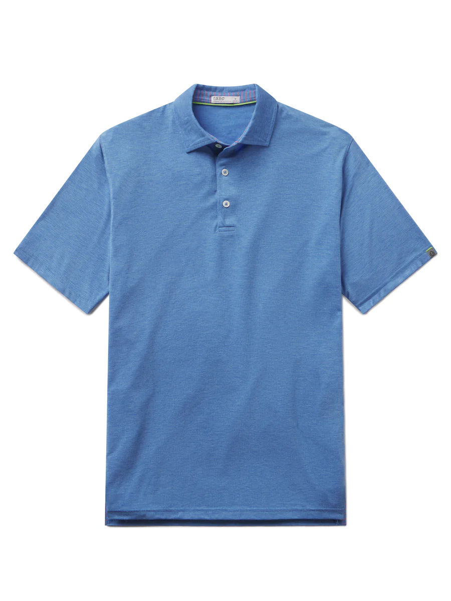 Tasc M Cloud Polo BLUE TOPAZ HEATHER