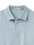Tasc M Cloud Polo GEYSER HEATHER / WHITE STRIPE