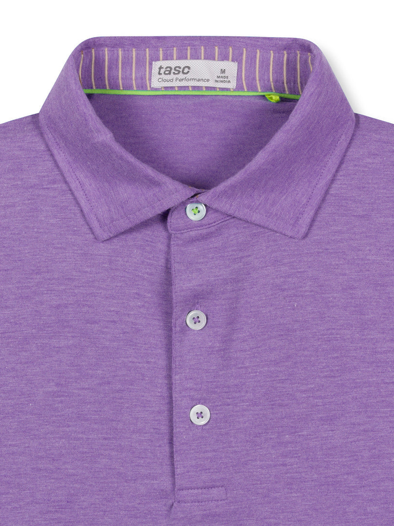 Tasc M Cloud Polo PARADISE HEATHER