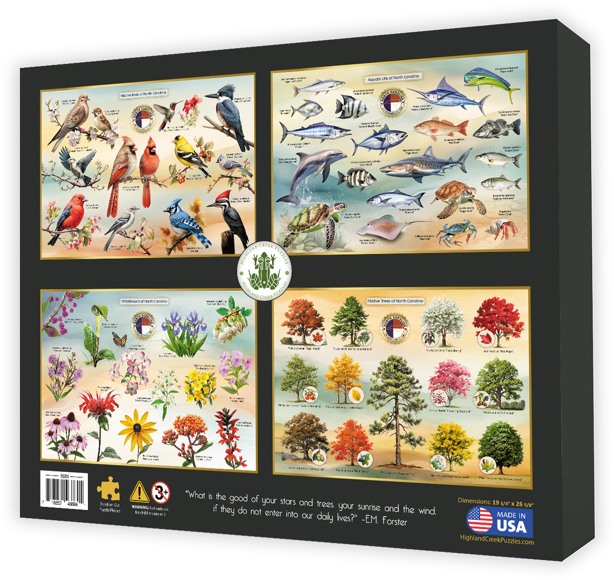Highland Creek Puzzle NC COASTAL BIRDS