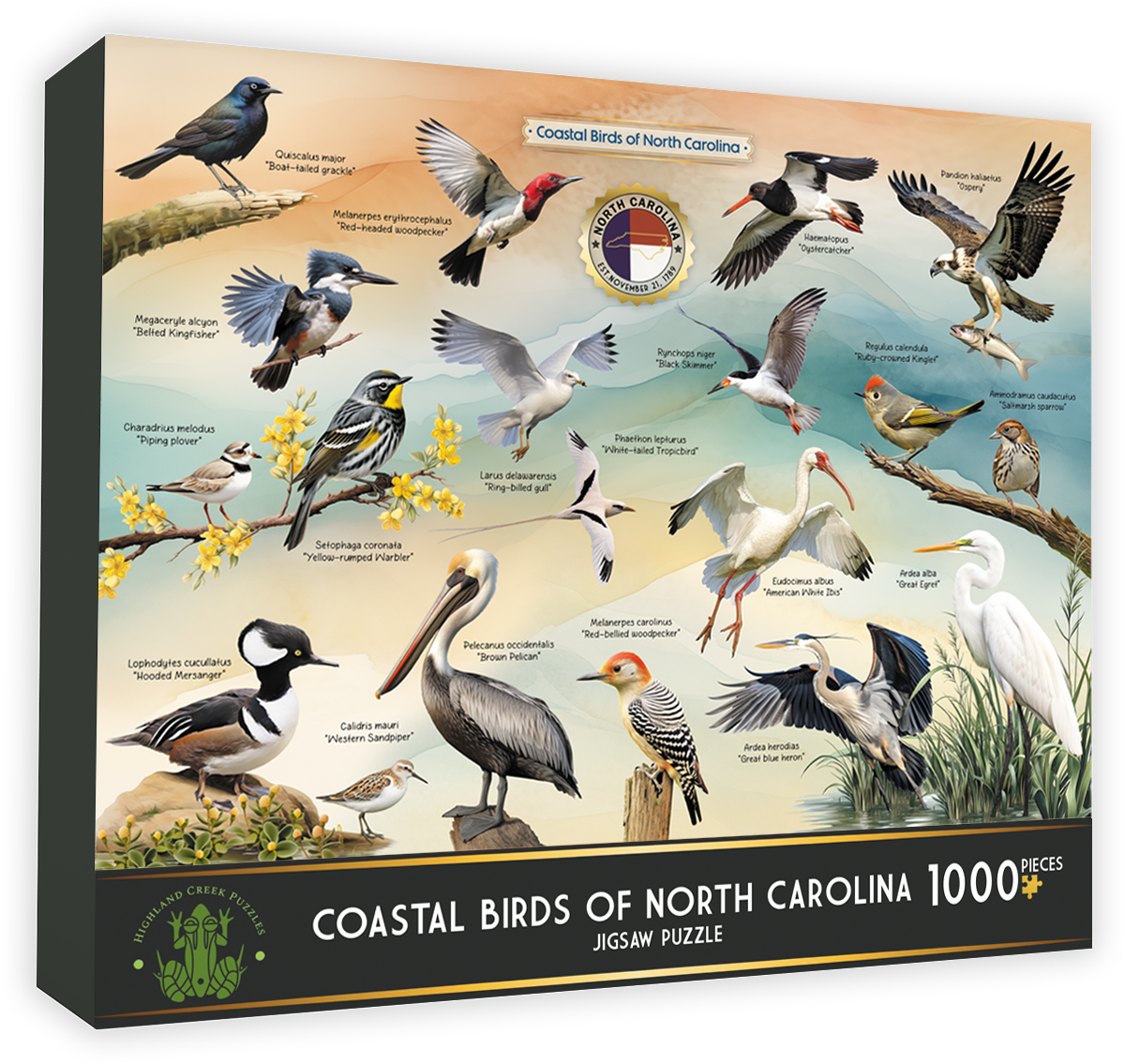 Highland Creek Puzzle NC COASTAL BIRDS