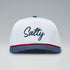Yak Sports Salty Breakaway Snapback WHITE