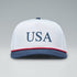 Yak Sports USA Breakway Snapback WHITE/NAVY