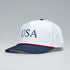 Yak Sports USA Breakway Snapback WHITE/NAVY