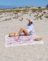 Sand Cloud Coral Turtle Beach Towel NATURAL - XL