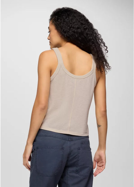 prAna W Cozy Up Scoop Tank CANVAS