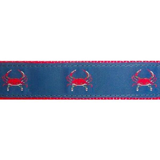 Preston Dog Collar Crab RED / NAVY