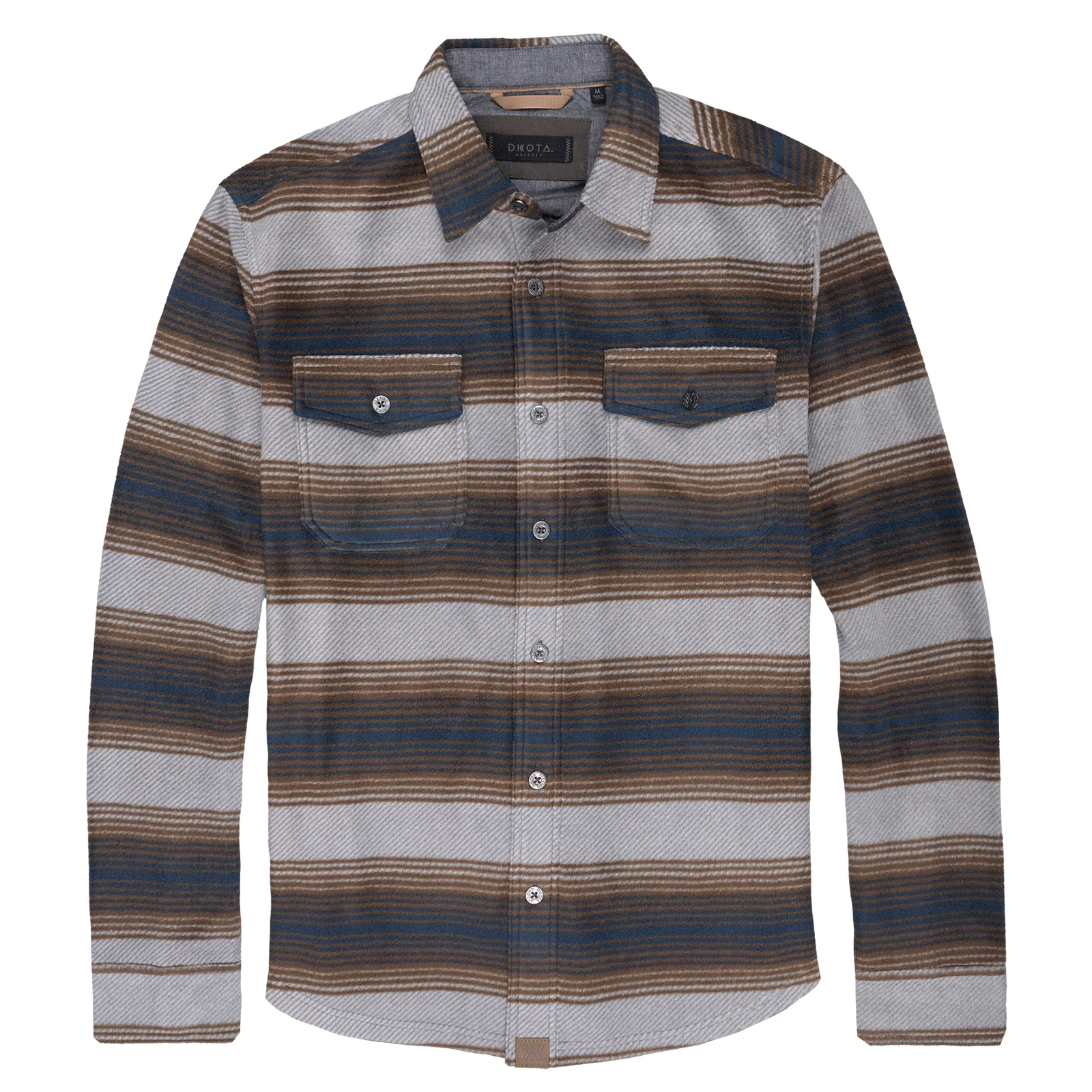 Dakota Grizzly M LS Bowie Shirt FOGGY BLUE