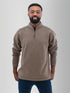 Old Ranch M Ozark 1/4 Zip Pullover WALNUT