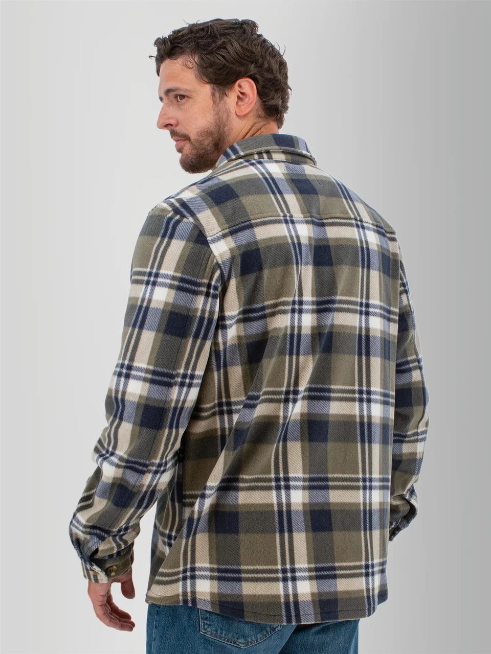 Old Ranch M Redwood Fleece Shirt OLIVE