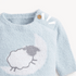 Magnetic Me Blue Sheep LS Chenille Sweater Set BLUE
