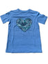 Life is Good Kids SS Crusher ND Topsail Island Sea Turtle CORNFLOWER BLUE