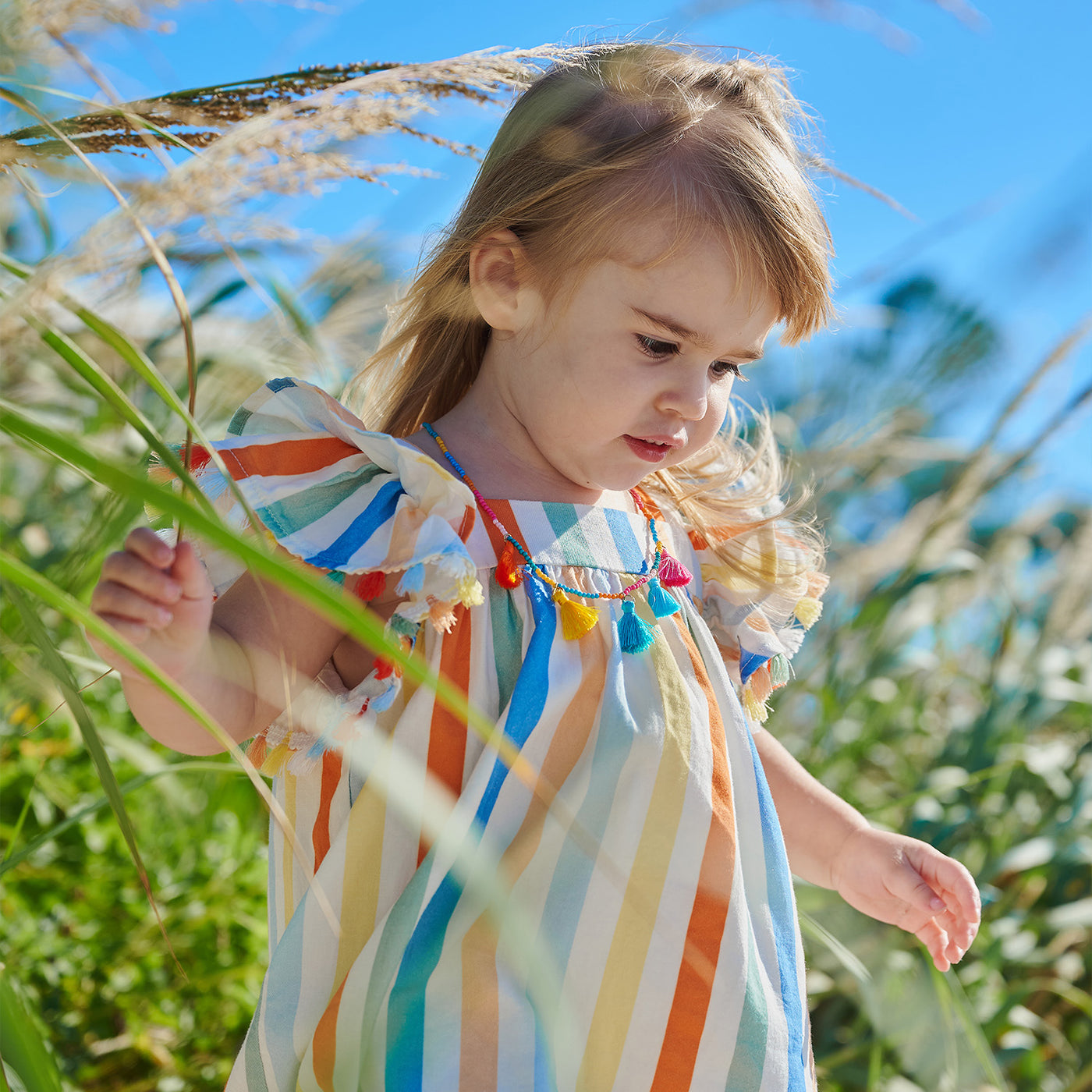 Magnetic Me Magnetic Cotton Dress MULTI STRIPE