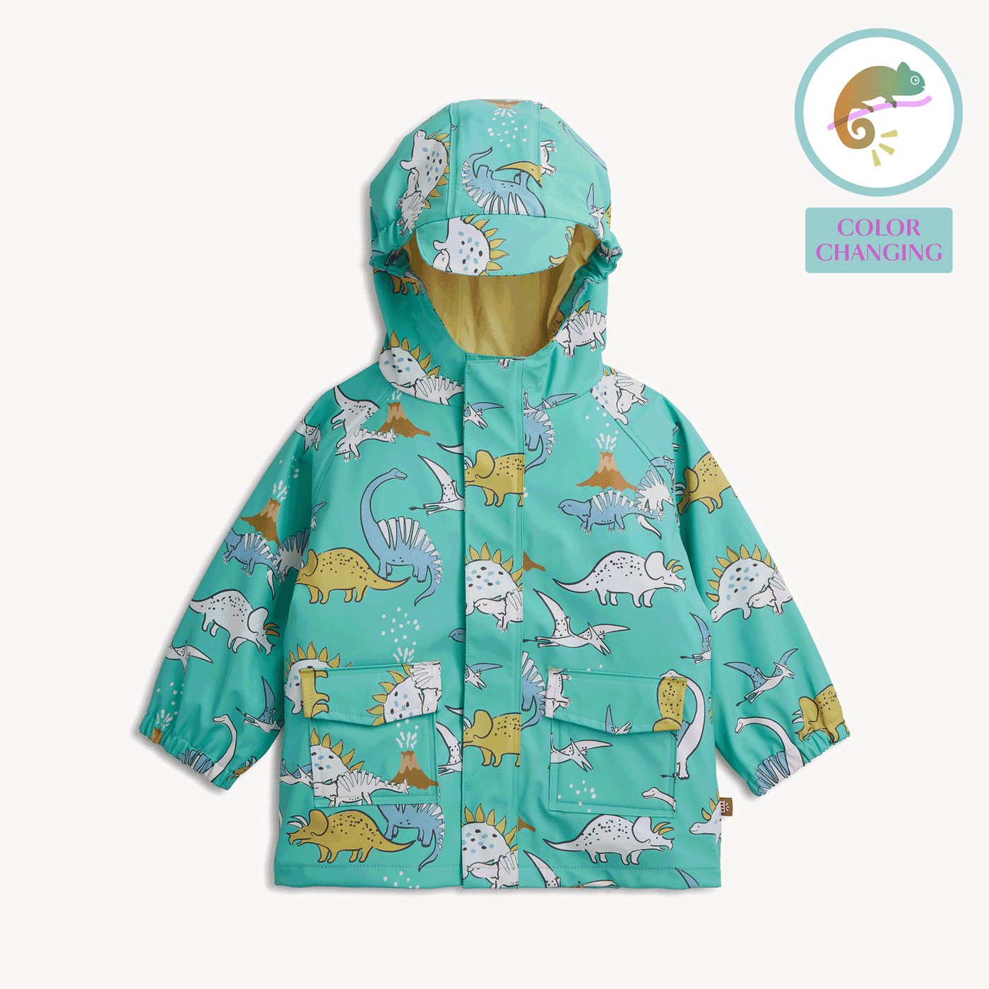 Magnetic Me All Over Color Changing Raincoat DINO