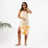 ALOHA Collection Funky Plumeria Day Tripper HONEY