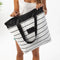 ALOHA Collection Pinstripe Day Tripper BLACK on White