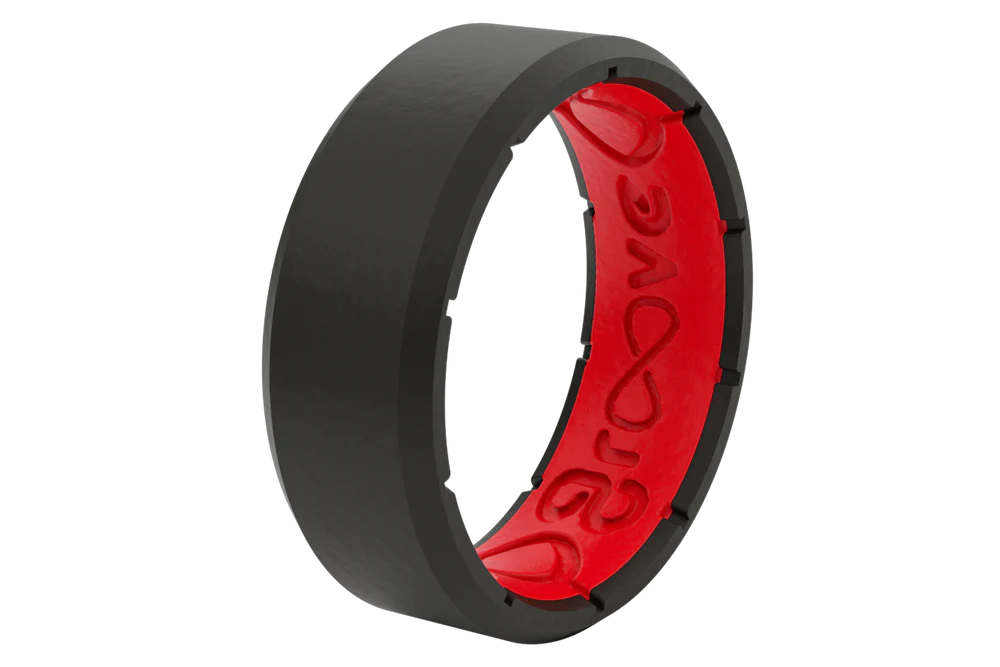 Groove Life M Edge Ring BLACK RED