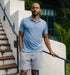 Free Fly M Elevate Polo BLUE FOG