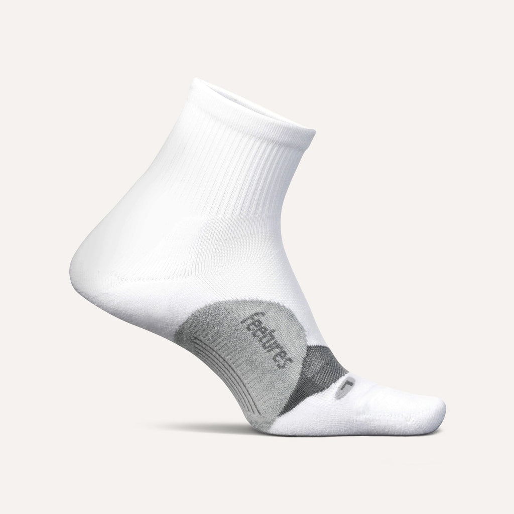 Feetures M Elite Light Cushion Quarter WHITE